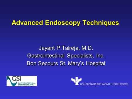 Advanced Endoscopy Techniques