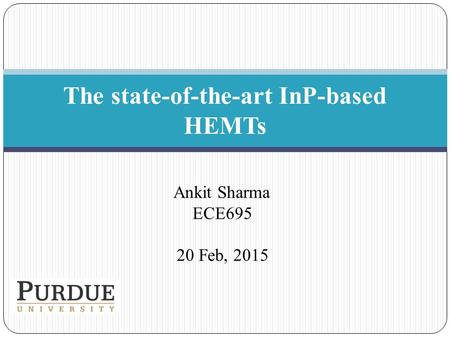 The state-of-the-art InP-based HEMTs