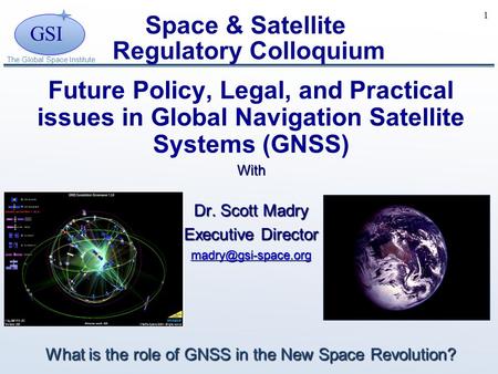 Space & Satellite Regulatory Colloquium