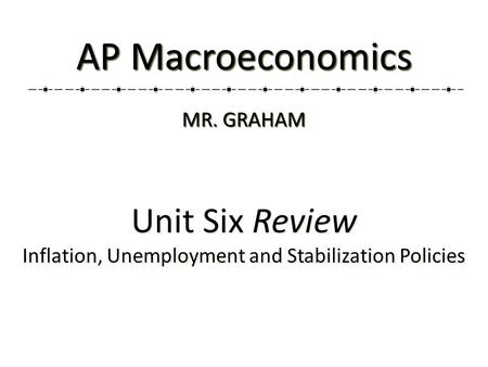 Inflation, Unemployment and Stabilization Policies