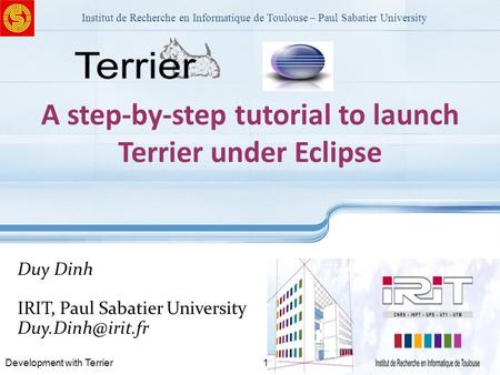 A step-by-step tutorial to launch Terrier under Eclipse