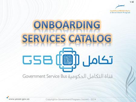 Onboarding Services Catalog