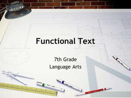 Functional Text 7th Grade Language Arts.