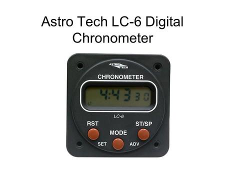 Astro Tech LC-6 Digital Chronometer
