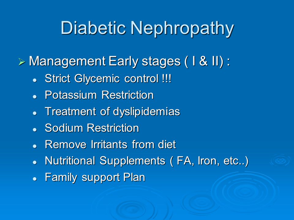Diabetic Nephropathy Diet Management Online