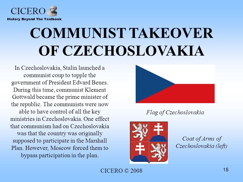 Image result for communist complete takeover of czechoslovakia