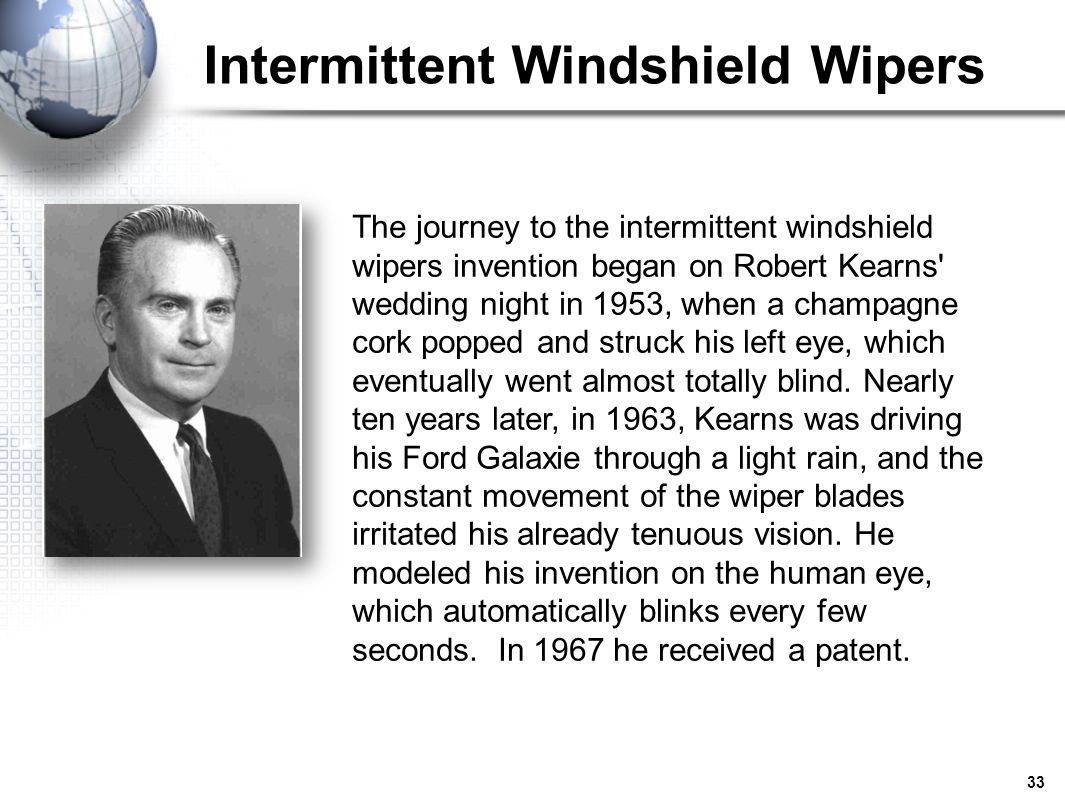 Image result for robert kearns intermittent windshield wiper flash of genius