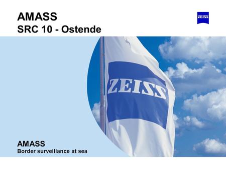 Seite AMASS SRC 10 - Ostende AMASS Border surveillance at sea.