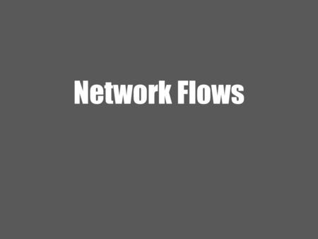 Network Flows. 2 Ardavan Asef-Vaziri June-2013Transportation Problem and Related Topics Table of Contents Chapter 6 (Network Optimization Problems) Minimum-Cost.