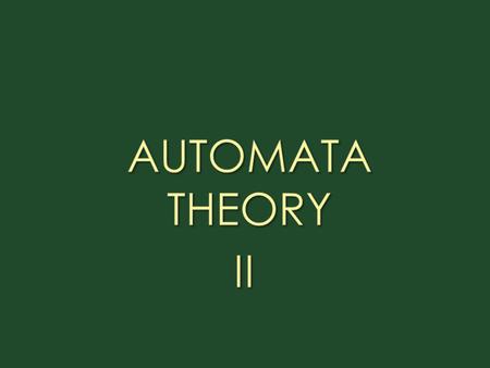 1.Defs. a)Finite Automaton: A Finite Automaton ( FA ) has finite set of ‘states’ ( Q={q 0, q 1, q 2, ….. ) and its ‘control’ moves from state to state.