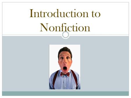 Introduction to Nonfiction