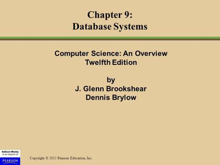 Chapter 9: Database Systems