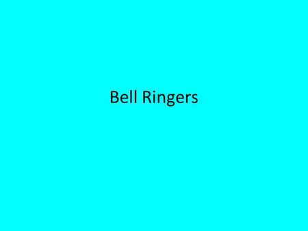 Bell Ringers. Directions: Write a fraction for each model.