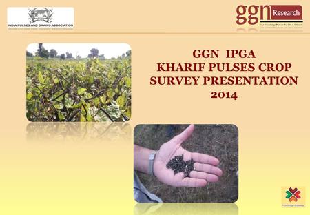 GGN IPGA KHARIF PULSES CROP SURVEY PRESENTATION 2014.