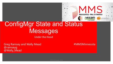 ConfigMgr State and Status Messages