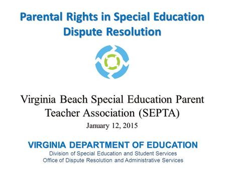 Parental Rights in Special Education Dispute Resolution