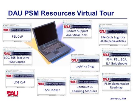 DAU PSM Resources Virtual Tour