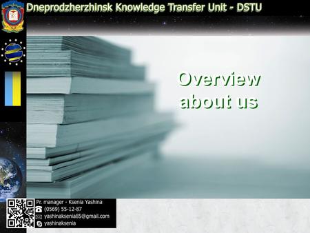 Overview about us. 2 Vision and Mission The vision of KTU is to proactive promotion and management of research, transfer and innovation. The mission of.