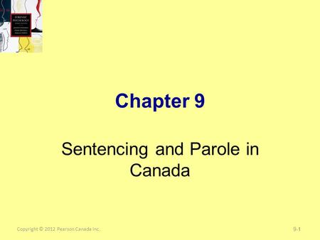 Sentencing and Parole in Canada