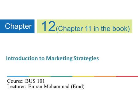 Introduction to Marketing Strategies
