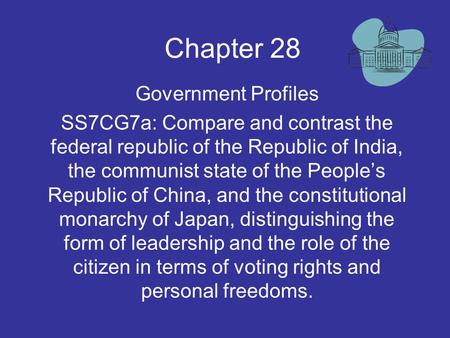 Chapter 28 Government Profiles