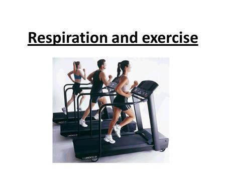 Respiration and exercise