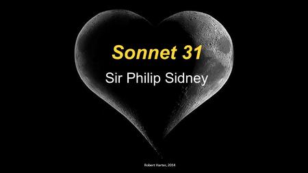 Sonnet 31 Sir Philip Sidney