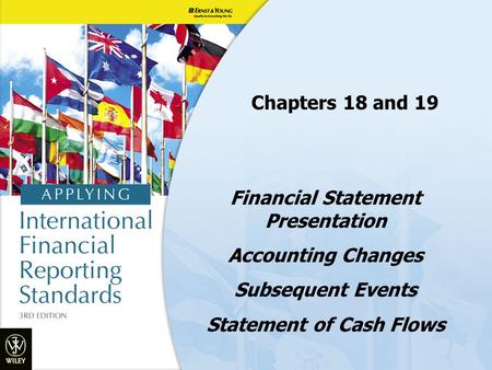 Financial Statement Presentation Statement of Cash Flows
