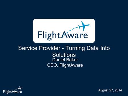 Service Provider - Turning Data Into Solutions
