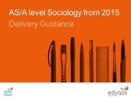 AS/A level Sociology from 2015