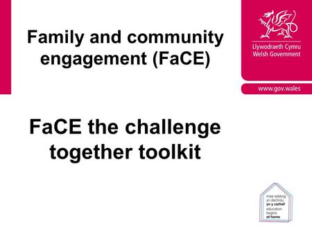 FaCE the challenge together toolkit Family and community engagement (FaCE)