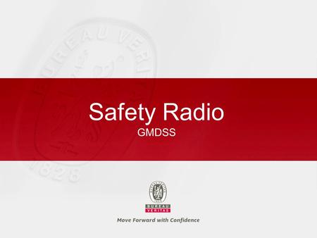 Safety Radio GMDSS.