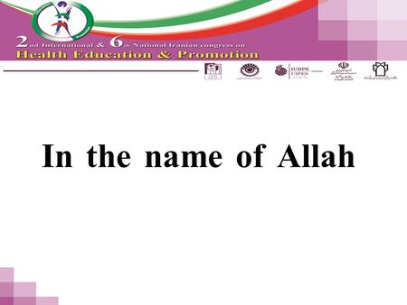 In the name of Allah. Development and psychometric Testing of a new Instrument to Measure Affecting Factors on Women’s Behaviors to Breast Cancer Prevention: