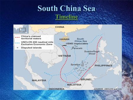 South China Sea Timeline