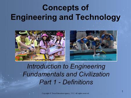 Concepts of Engineering and Technology