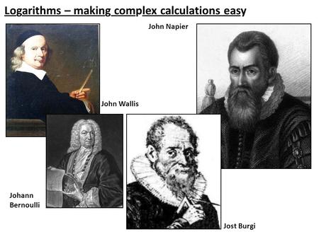 Logarithms – making complex calculations easy
