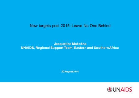 UNAIDS, Regional Support Team, Eastern and Southern Africa