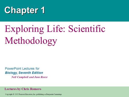 Exploring Life: Scientific Methodology