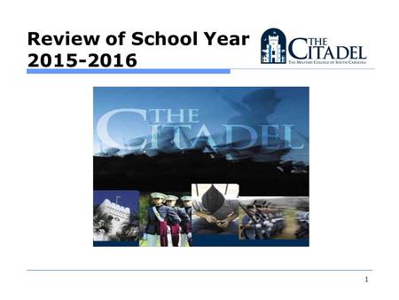 Review of School Year 2015-2016.