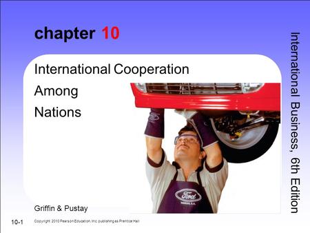 chapter 10 International Cooperation Among Nations