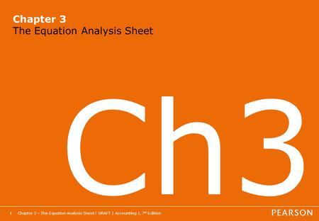 Chapter 3 The Equation Analysis Sheet