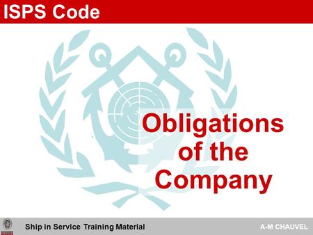Obligations of the Company