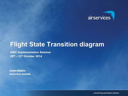 Flight State Transition diagram