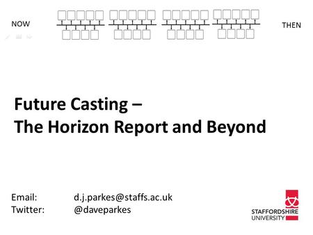 Future Casting – The Horizon Report and Beyond.