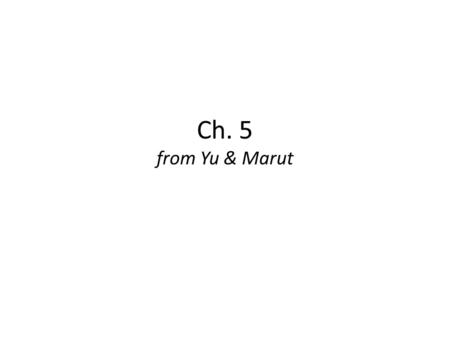 Ch. 5 from Yu & Marut. Registers 14(16-bit) registers: 1.Data reg. – to hold data for an op. 2.Address reg – to hold addr of an instruction or data.