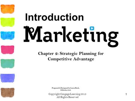 Copyright Cengage Learning 2013 All Rights Reserved 1 Chapter 2: Strategic Planning for Competitive Advantage Prepared & Designed by Laura Rush, B-Books,