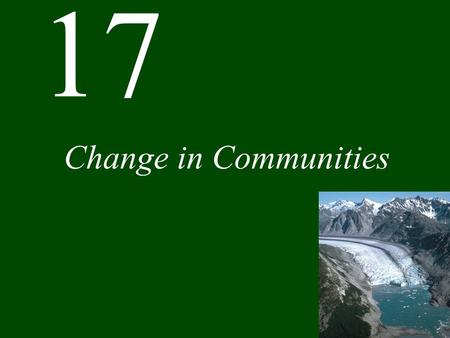 Change in Communities.