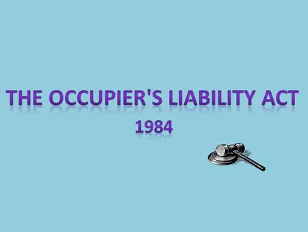 If you visit a salon and the occupier has not followed safety regulations and you injure yourself, you can sue the occupier through Civil Court.