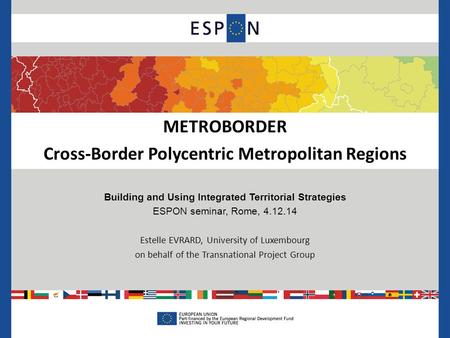 METROBORDER Cross-Border Polycentric Metropolitan Regions