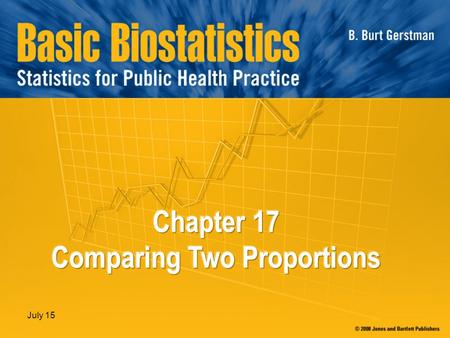 Chapter 17 Comparing Two Proportions